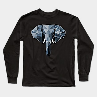 Geometric elephant Long Sleeve T-Shirt